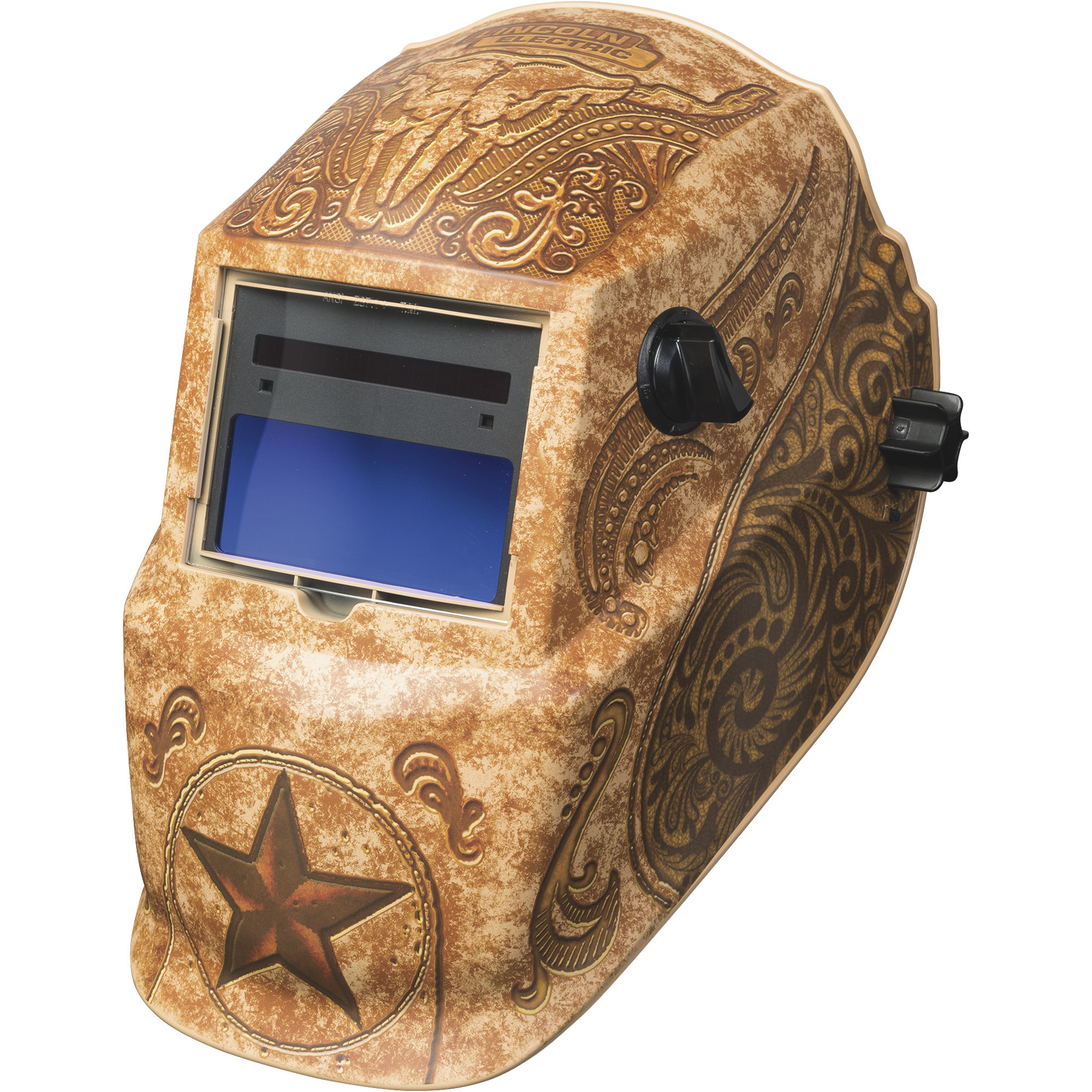 Lincoln Electric Auto-Darkening Welding Helmet with Grind Mode, Lone Star, Model# K4134-1